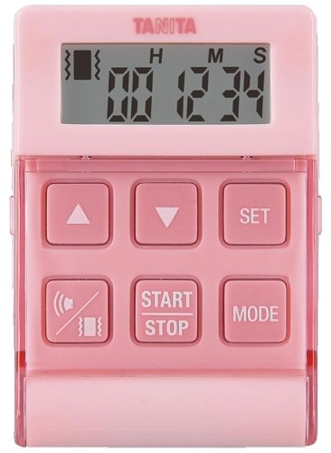 タニタTanita 勉強 学習 タイマー ストラップ付き バイブレーション機能 24時間 ピンク TD370N PK 送料　無料