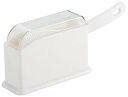 ライクイットlikeit しゃもじ ケース付き しゃもじホルダーカバー付 ホワイト 約幅13.5x奥5.2x高9cmしゃもじ除く ST 送料 無料