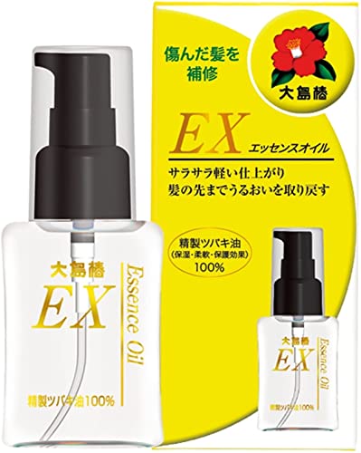 大島椿 EXエッセンスオイル 椿油 ヘアオイル マルチオイル 髪 頭皮 全身 無香料 精製ツバキ油100 洗い流さないトリートメント 送料 無料