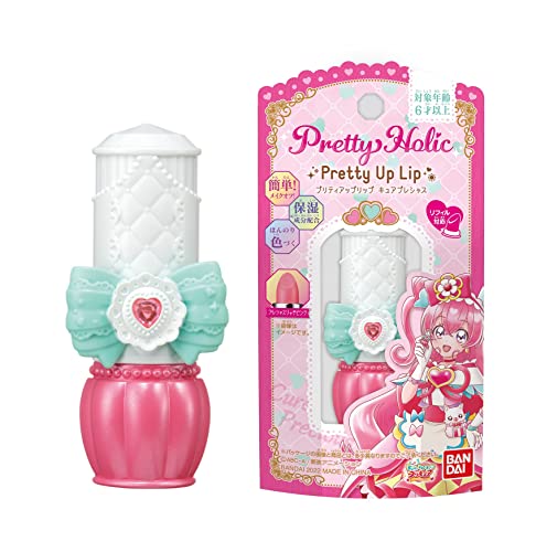 「Pretty Holic」は『あなたの「前向きな心」「信じる心」「諦めない心」をコスメの力で応援する』という想いがこめられたコスメブランドです。・キッズのデリケートなお肌を考え、水や石鹸で簡単にメイクオフできる本格キッズコスメ『Pretty Holic』シリーズから、リップが登場！・保湿成分※ 配合のリップは、キュアプレシャスをイメージしたプレシャスリッチピンクのカラーがほんのり色づきます。※保湿成分：ホホバ油 オリーブ油脂肪酸 シア脂 アンズ核油・CABCA・東映アニメーション説明 商品紹介 ［セット内容］・プリティアップリップ（プレシャスリッチピンク）・・・1 安全警告 該当なし