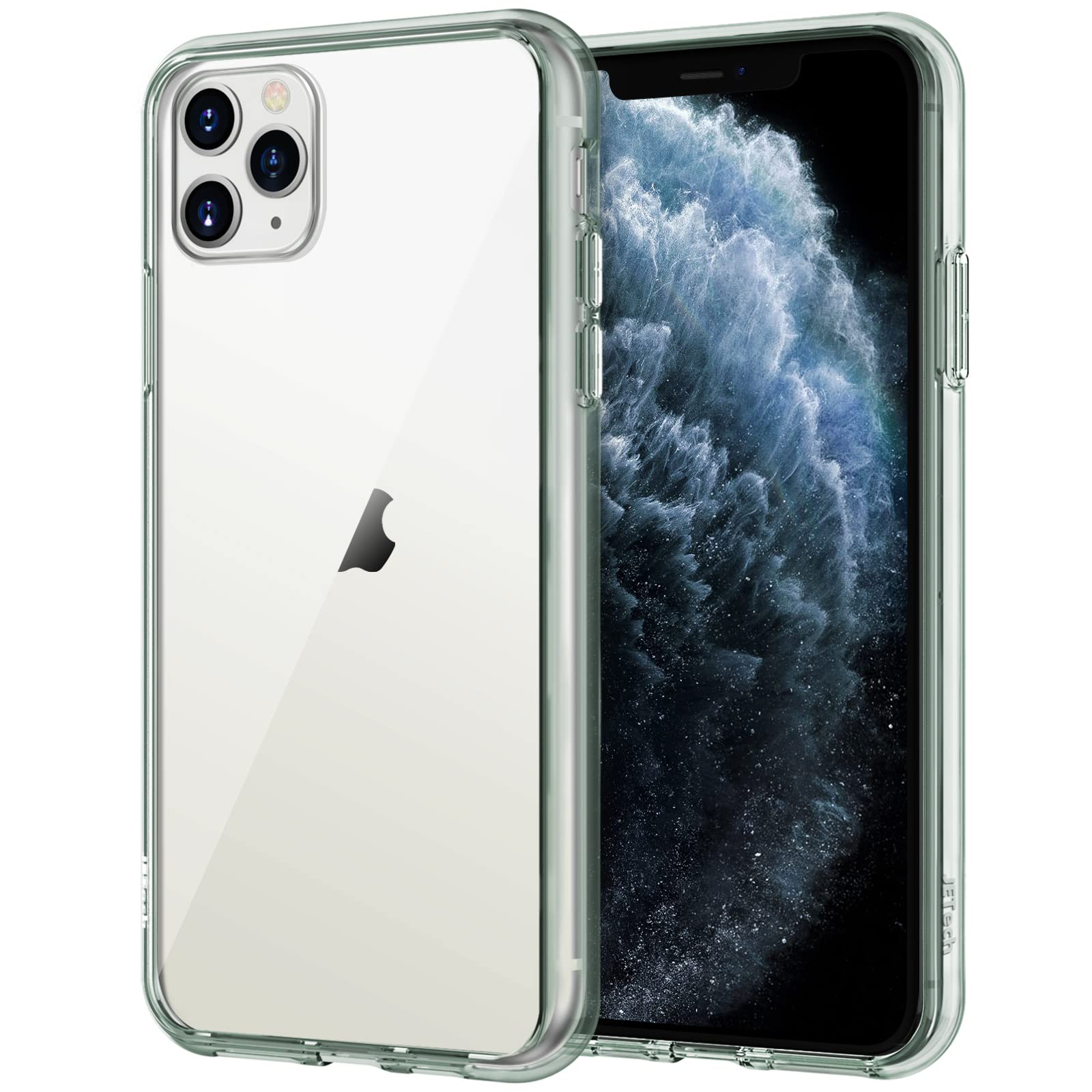 Rakuten - iPhone11Pro ケース 2019 モデル、5.8インチ専用 黄ばみなし 衝撃吸収 バンパーカバー 傷つけ防止 クリアバック 送料　無料
