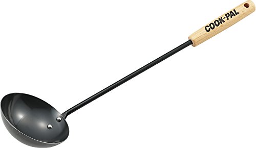 Kitchen Equipments - ヨシカワ おたま ブラック 40.8cm クックパル 中華お玉 YJ2487 送料　無料