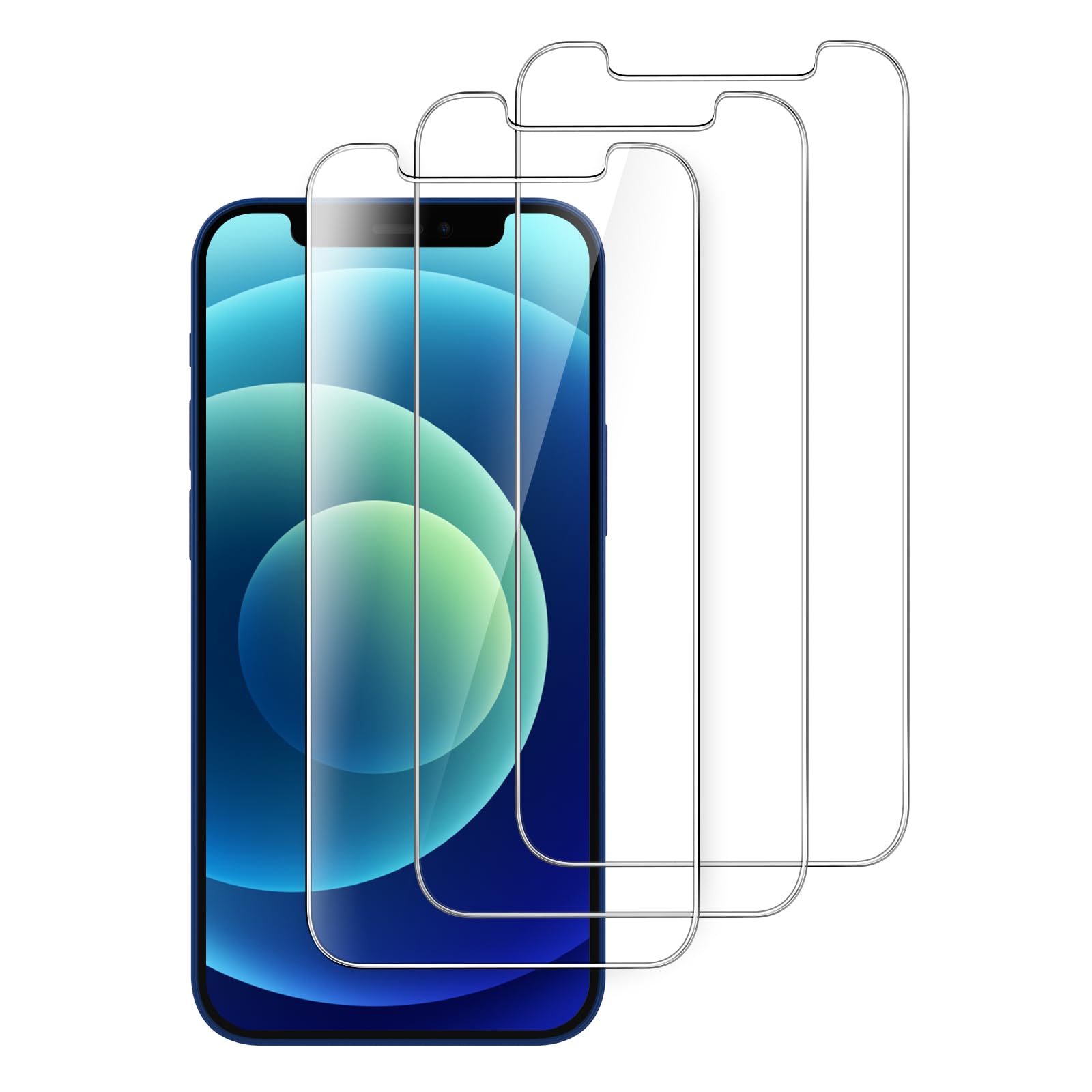 iPhone12 mini 5.4インチ専用 強化ガラス 液晶保護フィルム 3枚セット 送料　無料