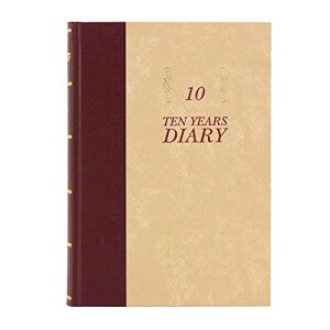 アピカ 日記帳 10年日記 横書き B5 日付け表示あり D313 送料　無料