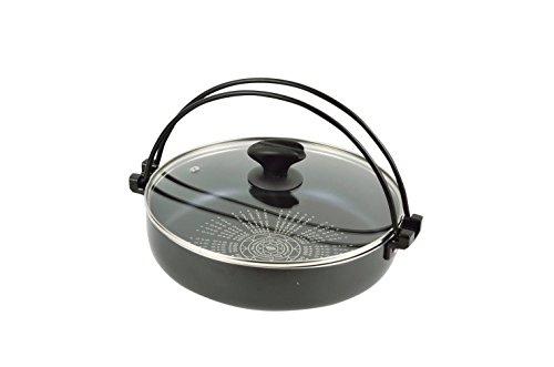 パール金属PEARL METAL すき焼き鍋 26cm IH対応 ガラス蓋付 ブルーダイヤモンドコート NEW 贅の極み HB..