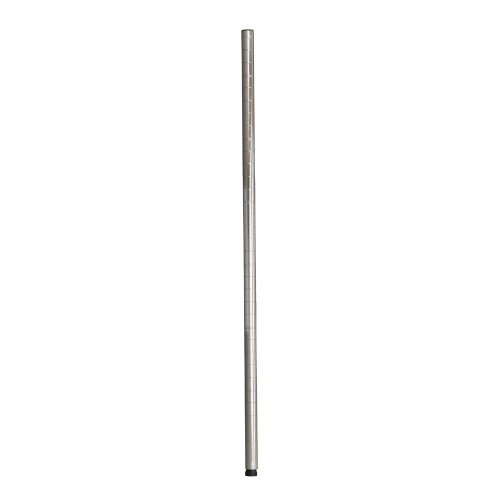 樂天商城 - ドウシシャ ルミナス スチールラックパーツ 基本ポール 支柱 長さ90.5cm 25P090 1本 単品 アジャスター付き 頑丈 スリ 送料　無料