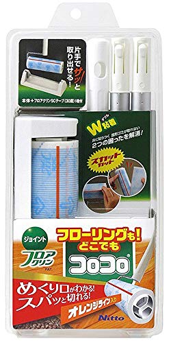 コロコロ 本体 L フロアクリン SC 30周 1巻入 ロング スパっと切れる 長さ調節可能26cm~96cm 収納トレイ付 フロー 送料 無料