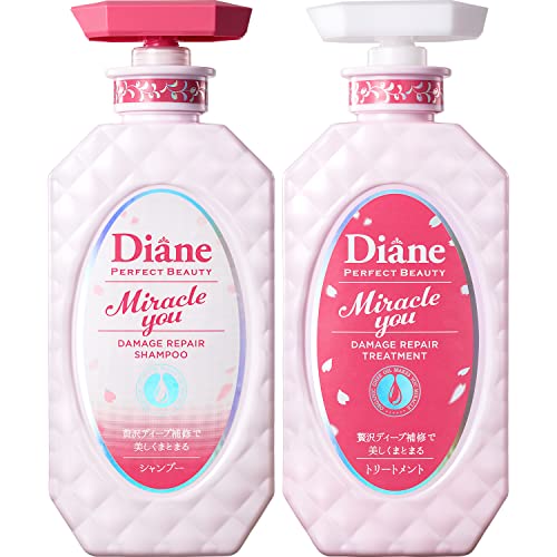 年旧品シャンプー&トリートメント サクラ チェリーブロッサムの香りダイアン パーフェクトビューティー ミラクルユー セット 450m 送料 無料