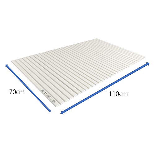 オーエ 風呂ふた ホワイト 約縦70×横110cm バスリッド M11 シャッター式 薄型 軽量 防カビ 加工 送料　無料 2