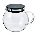 HARIOハリオ ジャンピングリーフポット ブラック 600ml JPL60B 送料 無料