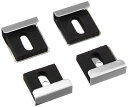 東プレTopre Corporation 取り付け用金具 交換用鏡対応 シルバー 5mm厚ミラー用 取り付け簡単 NP20 4個入 送料 無料