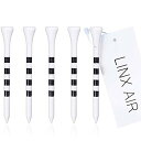 LINX AIR ゴルフティー 100本セット 83mm ゴルフ用品 コンペ 高さ調整可能 ロングティー ウッドティー 目盛り付き ゴ 送料 無料