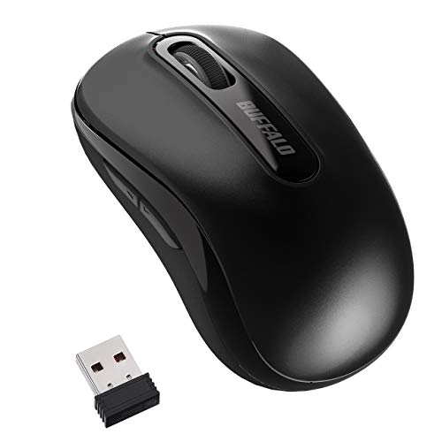 バッファロー マウス 無線 ワイヤレス 5ボタン 戻る/進むボタン搭載 小型 軽量 節電モデル 最大584日使用可能 BlueLED 送料　無料