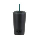 パール金属 タンブラー マグ ボトル カップ コップ 400ml Lサイズ ストロー付 真空断熱 保冷 ドリップ コーヒー 広口 ブラ 送料 無料
