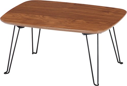 ローテーブル 折りたたみテーブル ミニ 幅40×奥行30×高さ21cm ミディアムブラウン 完成品 持ち運び簡単 トロン 10493 送料　無料