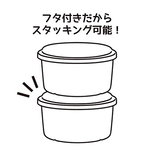 ドウシシャ 製氷カップ プラスチック 円形 M 4個セット かき氷器用 ホワイト 約φ96...