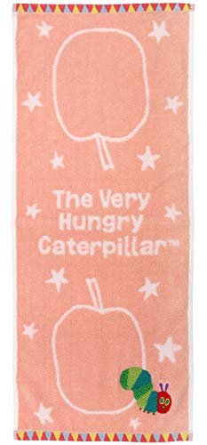 林Hayashi フェイスタオル はらぺこあおむし ハロー 34×80cm ピンク FI447702 送料　無料