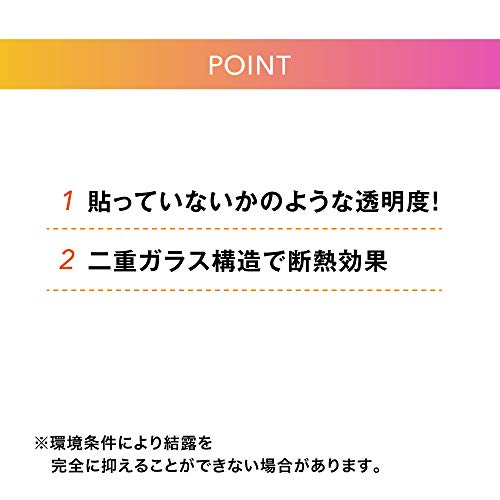 窓ガラス 透明 断熱フィルム 超透明 クリア 簡易二重窓 窓 防寒 リビング 網入りガラス 有機ガラス 寝室 幅90cm×長さ1.8 送料　無料 3