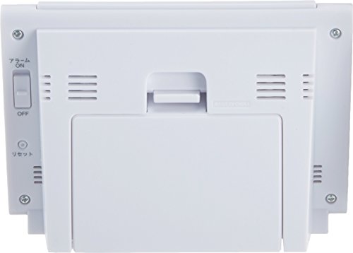 セイコークロックSeiko Clock セイコー クロック 目覚まし時計 電波 デジタル カレンダー 温度 湿度 表示 薄青 パール 送料 無料 [2]
