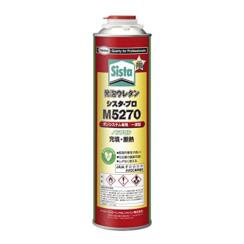 ヘンケルジャパンHenkel Japan Sista シスタ プロ 発泡ウレタン M5270 施工がスピーディなガンタイプ。防音・断 送料　無料