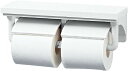 LIXILリクシル INAXトイレ用 棚付2連紙巻器 ピュアホワイト CFAA64/BW1 送料　無料
