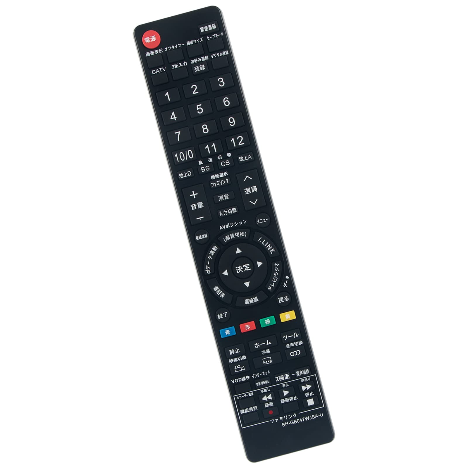 代替リモコン FITS FOR GA801WJSA シャープ AQUOSアクオス 液晶テレビ用 LC32DS6 L 送料　無料