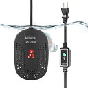 25W/50W/100Wミニ水槽用ヒーター、デジタル温度表示と外部設定ボタン付きの可調節水槽ヒーター、金魚/メダカ/亀用ヒーター、1 送料 無料