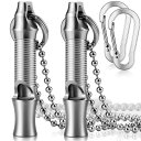 Monspend ホイッスル 防災 笛 デカ音 120dB 軽量 頑丈 アウトドア 登山 屋外 キャンプ ハイキング ネックレス、カラ 送料 無料