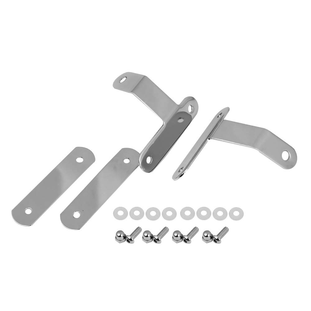 バイク 汎用 ナックルガード ナックルバイザー アクリル製 風防 飛び石防止 ハンドガード ドレスアップ 透明 送料　無料 2