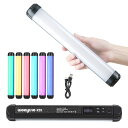 RGBスティックライト LEDビデオライト RGBフルカラー 2500k~8500k ハンドヘルドライト 29補助照明モード スマホ 送料 無料