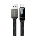 TypeCケーブル 1.2m 6A急速充電 リズムスクリーン表示 デュアルコア保護チップ内蔵 高速データ転送 亜鉛合金シェル 高耐久 送料 無料