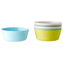IKEA イケア プラスチック ボウル 6ピース 12cmミックスカラー アソートカラー 60378669 KALAS 送料 無料