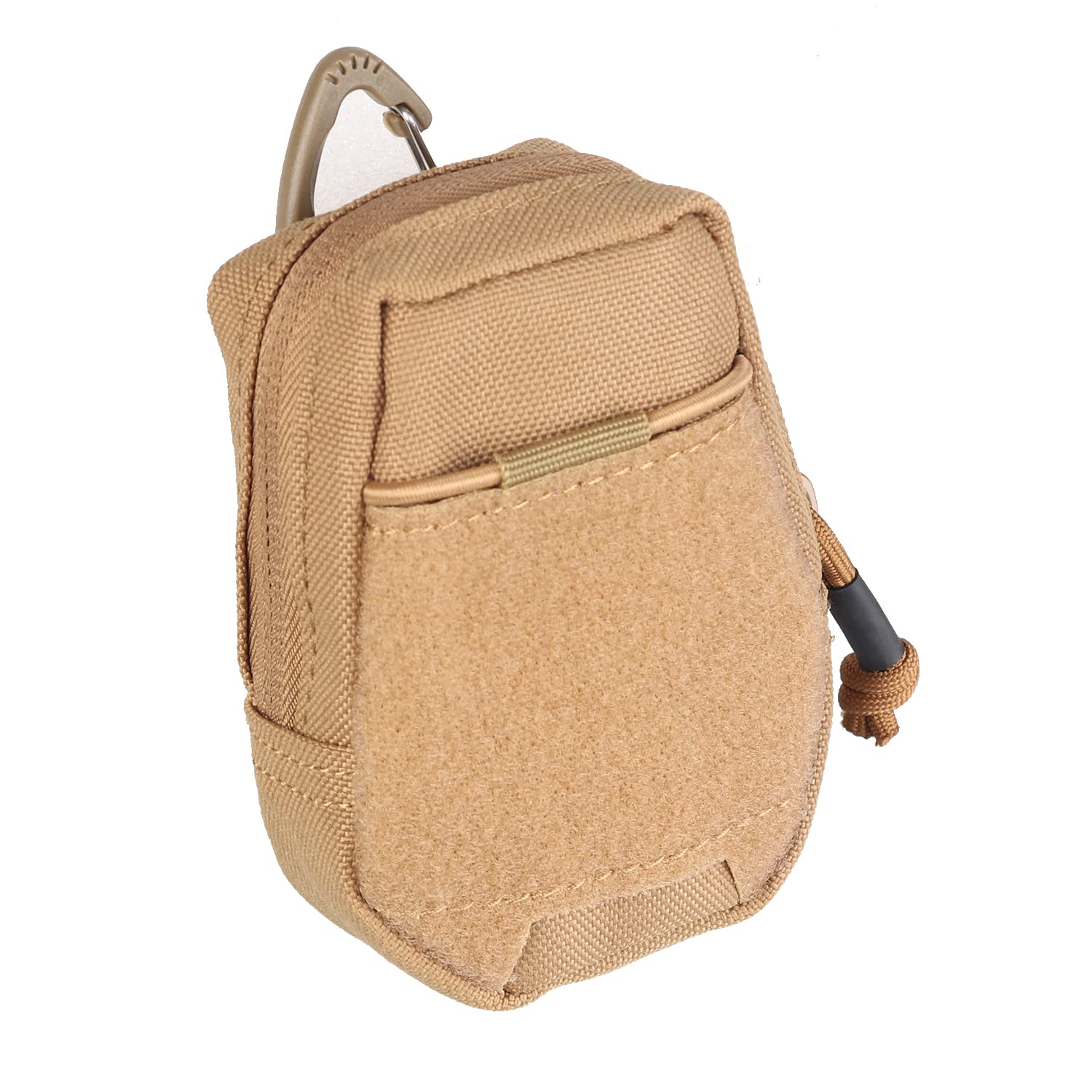 JET 戦術コンパクト袋、実用ファスナー袋マネージャ袋小型袋付属品ミニコイン財布キーホルダー財布 カーキ 送料　無料