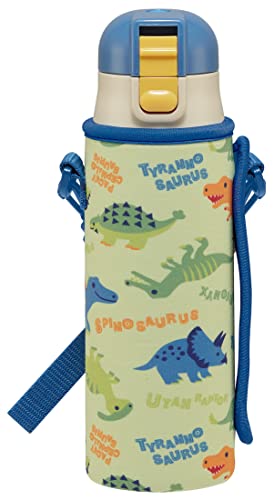 スケーターSkater 子供用 ステンレス 水筒 直飲み 470ml ディノザウルス ピクチャー 子供に優しい軽量..