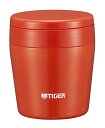 タイガー 魔法瓶 真空 断熱 スープ ジャー 250ml 保温 弁当箱 広口 まる底 チリレッド MCLB025RC Tiger 送料 無料