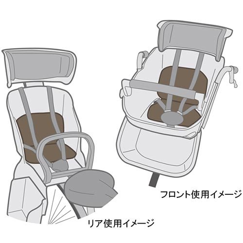 MARUTOマルト 衝撃吸収 低反発 やわらかクッション CCKY ブラウン 送料　無料