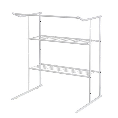 Rakuten - 平安伸銅工業 押入れ収納棚 OHW-30 ハンガーパイプ付 幅75cm 高さ90cm 奥行56cm 2段棚 耐荷重30kg ホワイト