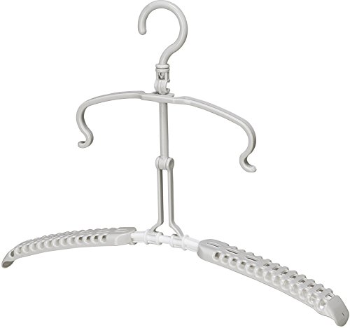 ツウィンモール 洗濯物干しパーカーハンガー ポリプロピレン PP グレー 幅60cm BEILU BE06G 送料　無料