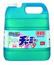 CHARチャーミー 業務用 大容量V 食器野菜用洗剤 4L ブルー 1 個 送料 無料