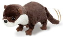 イワヤIWAYA カワウソコツメちゃん 電池で動くぬいぐるみ 本物の鳴き声 32391 送料 無料