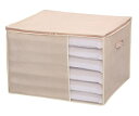 東和産業 収納ケース ベージュ 約60×56×40cm 送料 無料