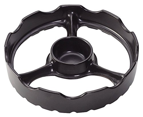 東彼セラミックス 過熱防止センサー対応補助五徳 焼き台 黒 TSG001aB 送料　無料