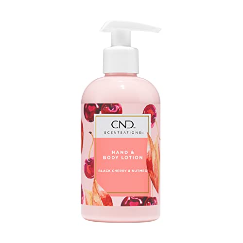 CND センセーション ハンド ボディローション ブラックチェリー ナツメグ 245ml 若々しいブラックチェリー ナツメグの甘酸っぱ 送料 無料