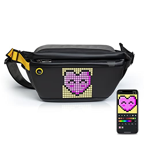 Divoom Pixoo Sling Bag ピクセルアート ボディバッグ ショルダーバッグ 斜めがけバッグ ワンショルダ..