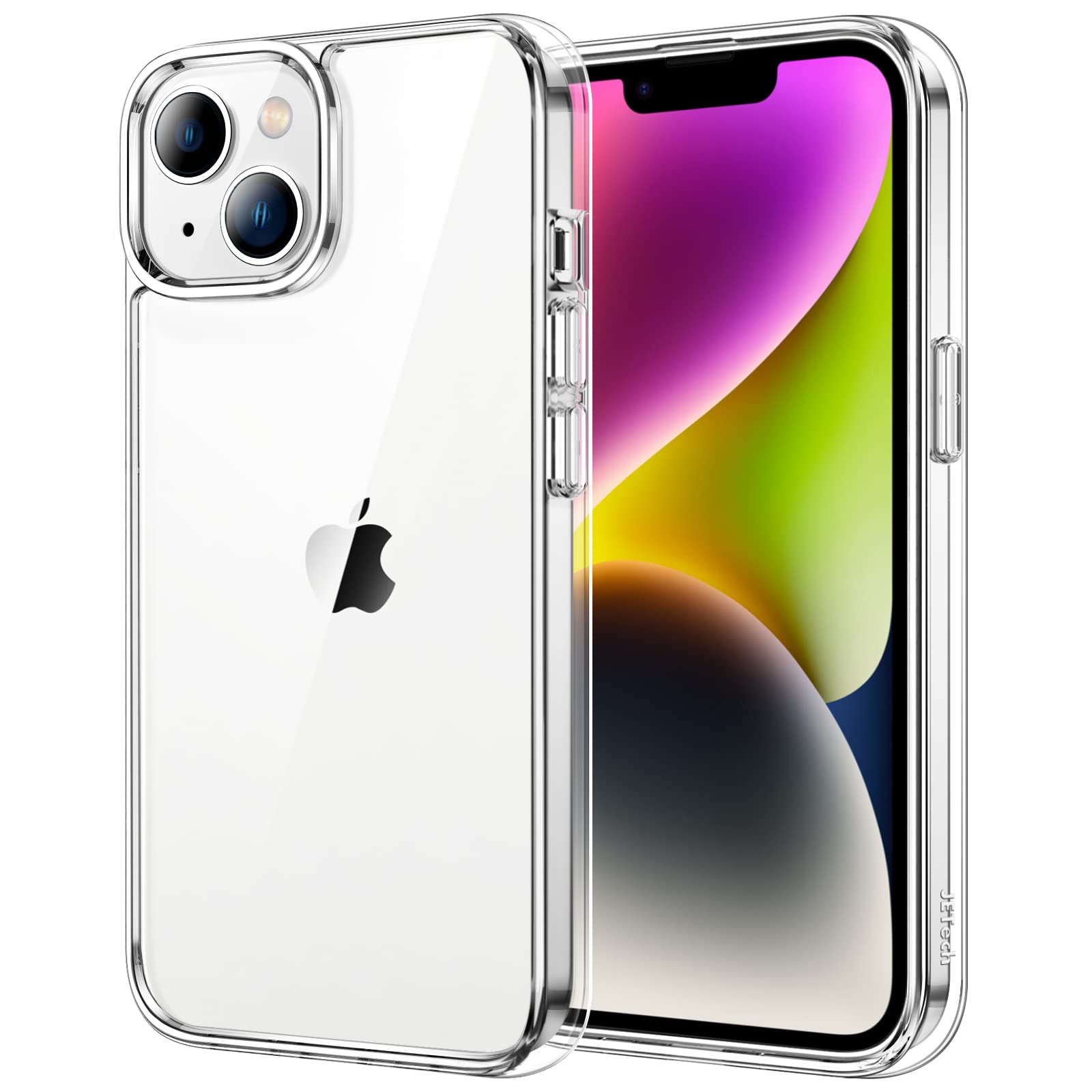 iPhone 14 Plus 6.7インチ用 黄ばみなし 保護ケース 衝撃吸収 バンパーカバー 傷つけ防止 クリアバック クリア 送料 無料