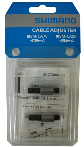 シマノSHIMANO ケーブルアジャスター SMCA70 アルミ 1ペア2個入り シフト用 ISMCA70P 送料 無料