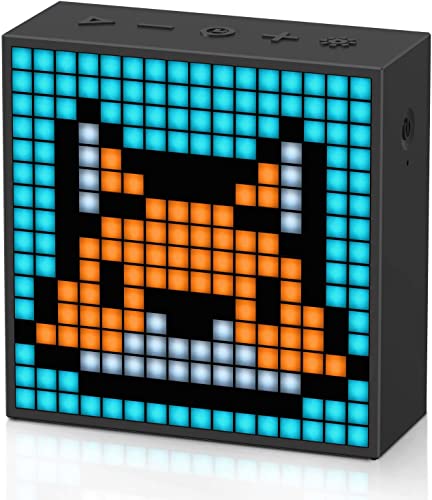Divoom Timebox Evo ポータブルBluetoothスピーカー 音楽再生/強化された低音/時計付き/ピクセルアート..