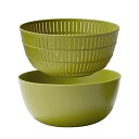 ライクイット likeit ざる ボウル 電子レンジ対応 Colander&Bowl 米とぎにも使える ザルとボール Ф22.7×高1 送料 無料(3)