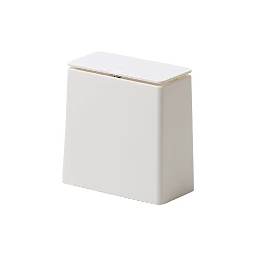 Square Shape - ideacoイデアコ ゴミ箱 フタ付き ホワイト 1.4L TUBELOR mini flapチューブラー ミニフラップ 送料　無料