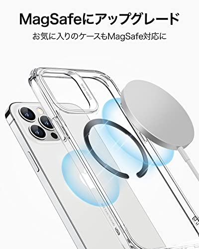 MagSafe リング マグネットリング 磁気ワイヤレス充電対応キット MagSafe対応メタ...